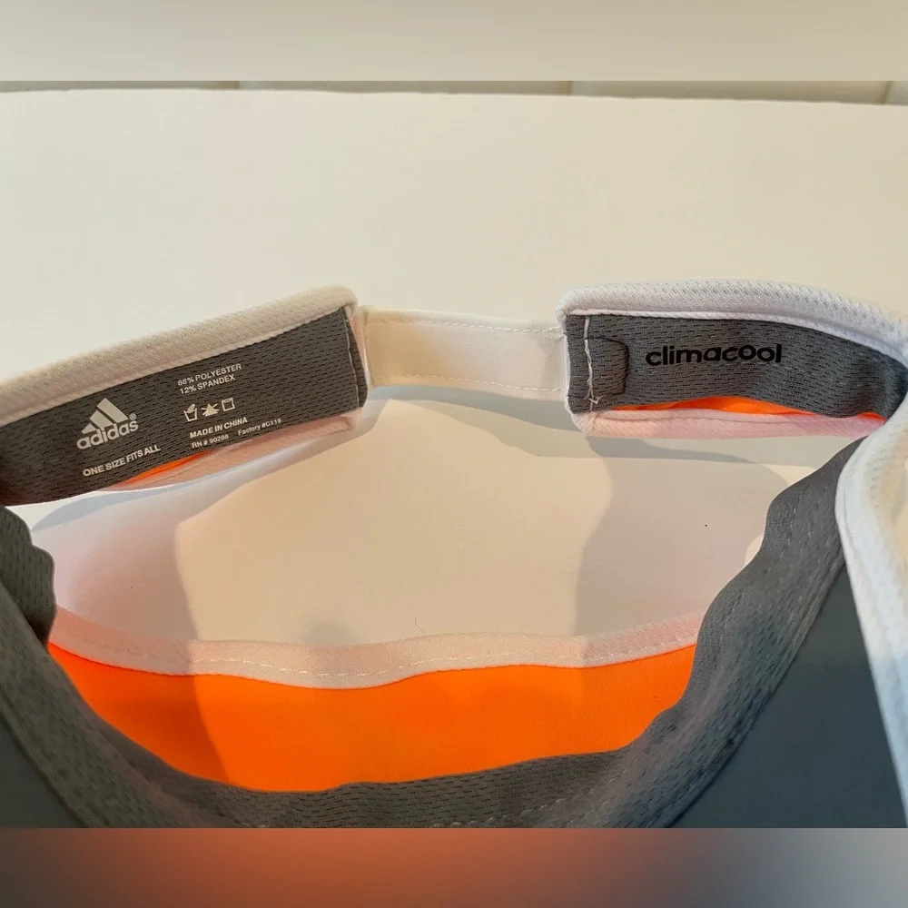 Adidas Visor Neon Orange Tennis Climacool - Picture 3 of 6